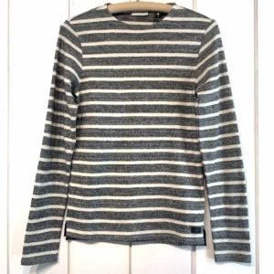 Ikks : Sweat Rayé Noir