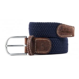 Billybelt : Ceinture tressée Bleu Marine