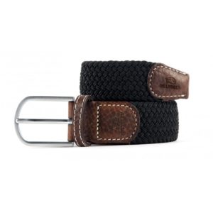 Billybelt : Ceinture tressée Noir Réglisse