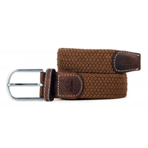 Billybelt : Ceinture tressée Marron Camel