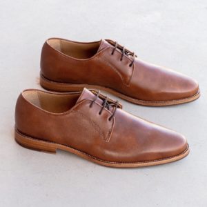 BOBBIES : Derby Andy Cuir Cognac