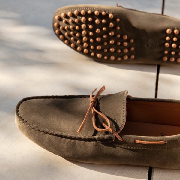 BOBBIES : Mocassin Nigel Kaki Cuir Suédé – Image 2