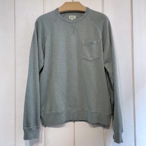Hartford : Sweatshirt raglan vert de gris