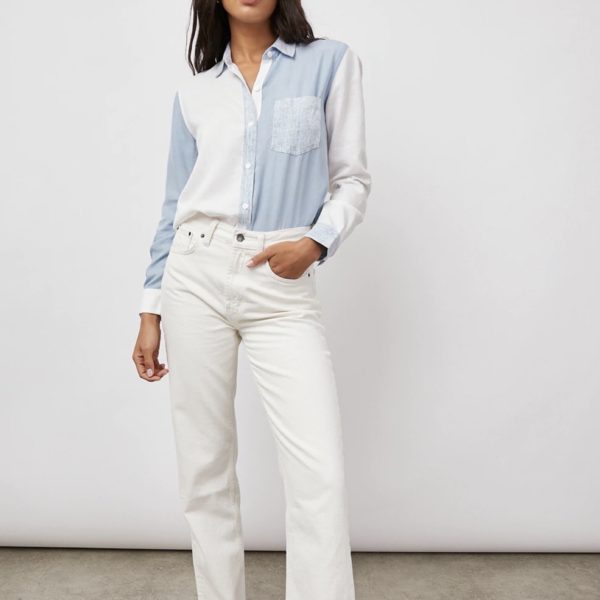 Rails : Chemise Indrid Raw Light Vintage Patch Work – Image 2