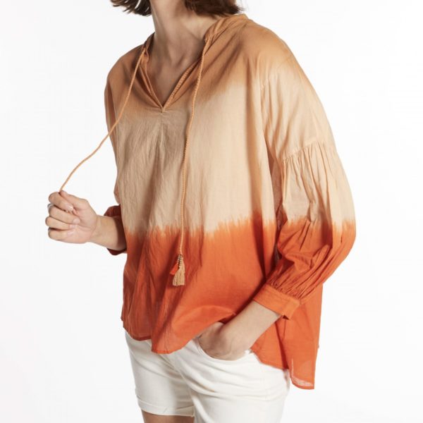 Bella Jones : Blouse Rhubarbe Orange – Image 2
