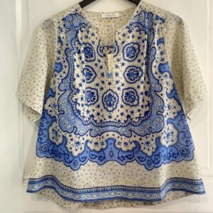Bella Jones : Blouse Benoit Bleu