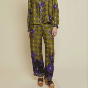 Bella Jones : Pantalon Babel Vert