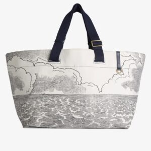 Inouï Éditions : Sac Cabas Strap S Océanique Bleu Marine