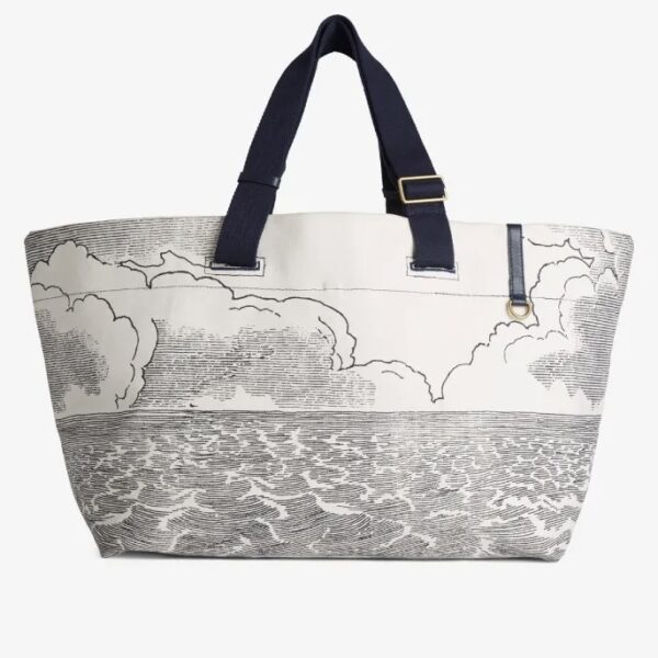 Inouï Éditions : Sac Cabas Strap S Océanique Bleu Marine