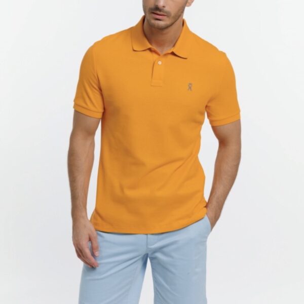 Vicomte Arthur : Polo PABLO Pima Abricot – Image 3