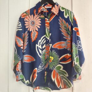 Bella Jones : Chemise Neckfeu marine