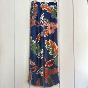Bella Jones : Pantalon Nate imprimé Palm Spring marine