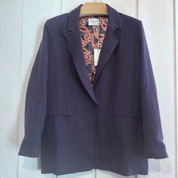 Bella Jones : Veste Nectar en lin marine