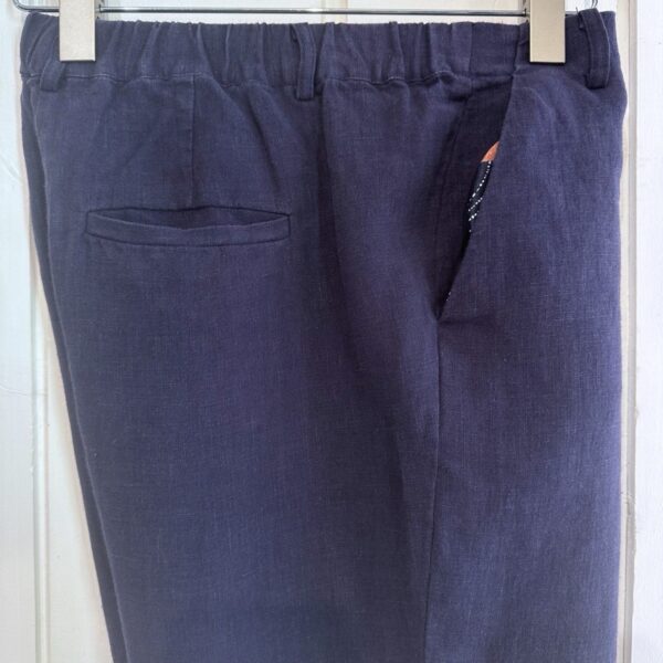 Bella Jones : Pantalon Néo en lin marine – Image 2
