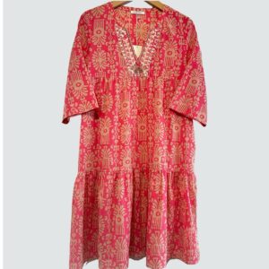 Bella Jones : Robe Newcastel corail