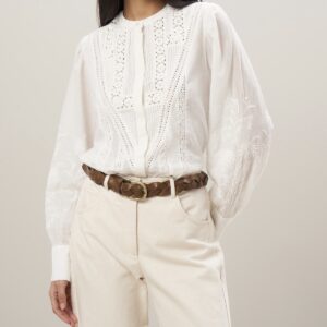 Hartford : Chemise Côme en voile de coton écru