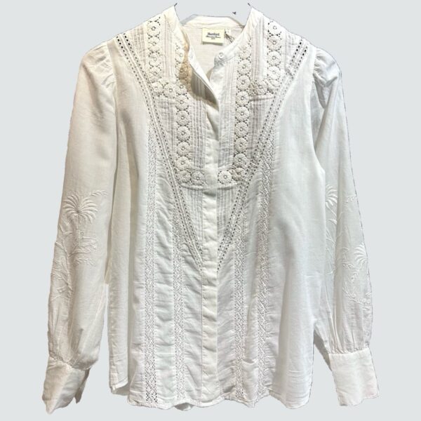 Hartford : Chemise Côme en voile de coton écru – Image 2