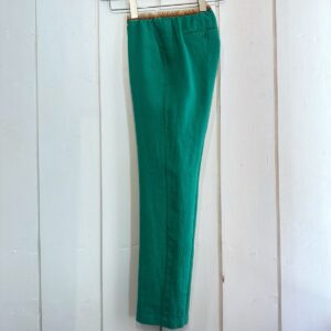 Hartford : Pantalon Pirouette en lin vert