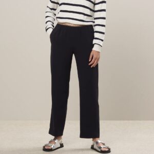 Hartford : Pantalon Prunellor en crêpe bleu nuit