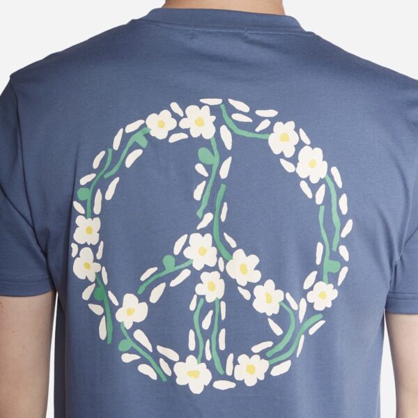 OLOW : T-Shirt Peace Bleu Cobalt – Image 2