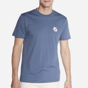OLOW : T-Shirt Peace Bleu Cobalt