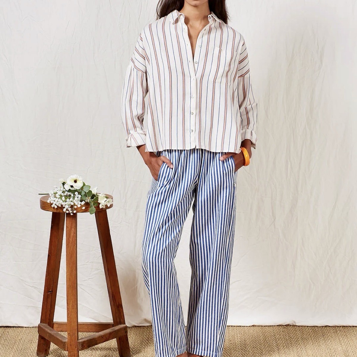 ARSÈNE ET LES PIPELETTES : Chemise Franey bleu