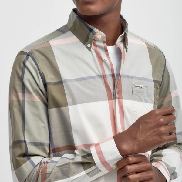 BARBOUR : Chemise Harris glenmore olive tartan – Image 2