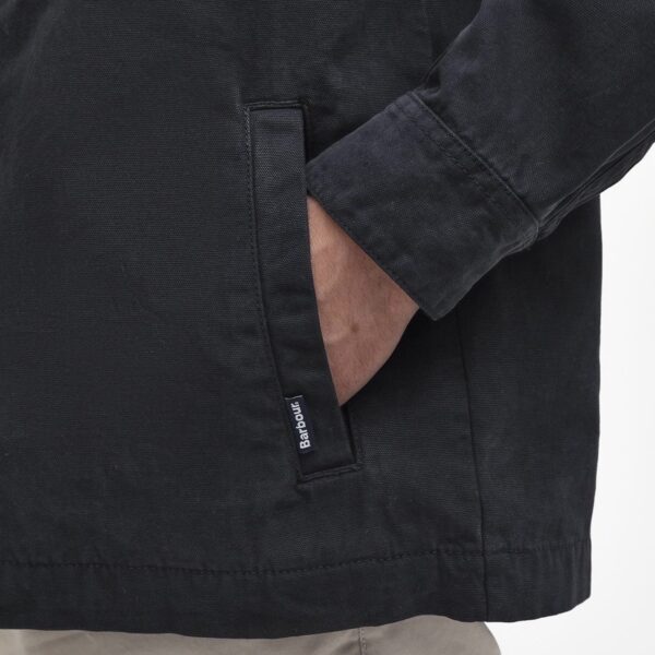 BARBOUR : Sur chemise coton lavé marine – Image 4