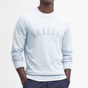 BARBOUR : Sweat large logo niagara mist