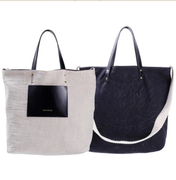 CRAIE STUDIO : Sac Ruban Brume Noir