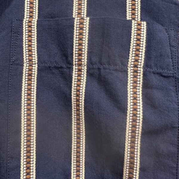 Hartford : Chemise Palm Dobby Bleu – Image 3