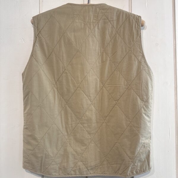 Hartford : Gilet Matelassé Vince en Twill de Coton Khaki – Image 2