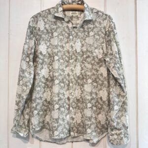 Hartford : Chemise Paul Lin Viscose Army Imprimé
