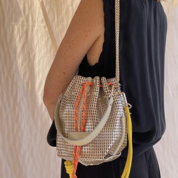 CRAIE STUDIO : Sac Bibi Cuir Or – Image 2