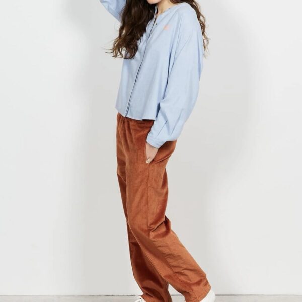 ARSÈNE ET LES PIPELETTES : Blouse Engrace Oxford – Image 2