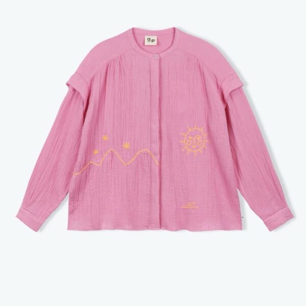 ARSÈNE ET LES PIPELETTES : Blouse Elvira rose – Image 3