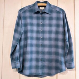 Hartford : Chemise Cinéma bleu à carreaux