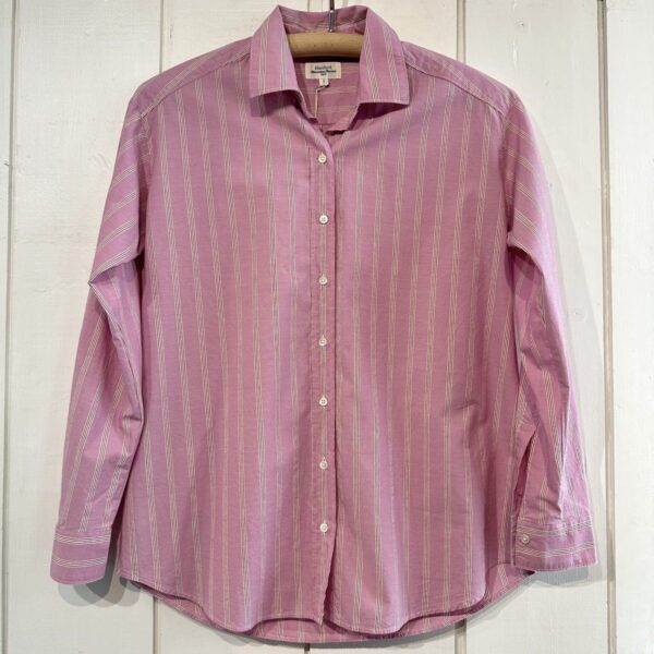 Hartford : Chemise Cinéma rose à rayures