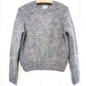 Hartford : Pull Maizy mohair mélangé gris