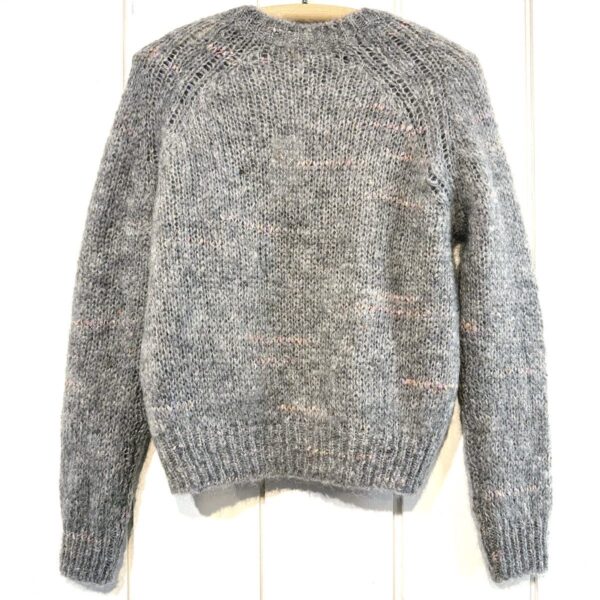 Hartford : Pull Maizy mohair mélangé gris – Image 3
