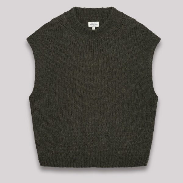 Hartford : Pull Maori vert militaire et lurex – Image 2