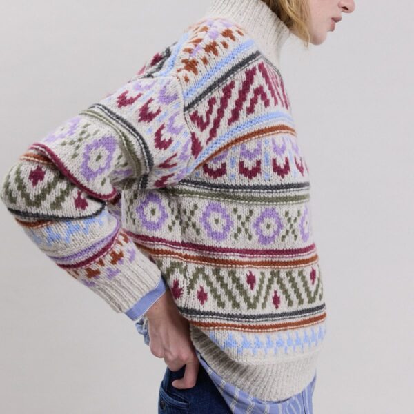 Hartford : Pull Mayalen Multicolore – Image 2