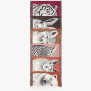 Inouï Éditions : Écharpe 70 Frère rose