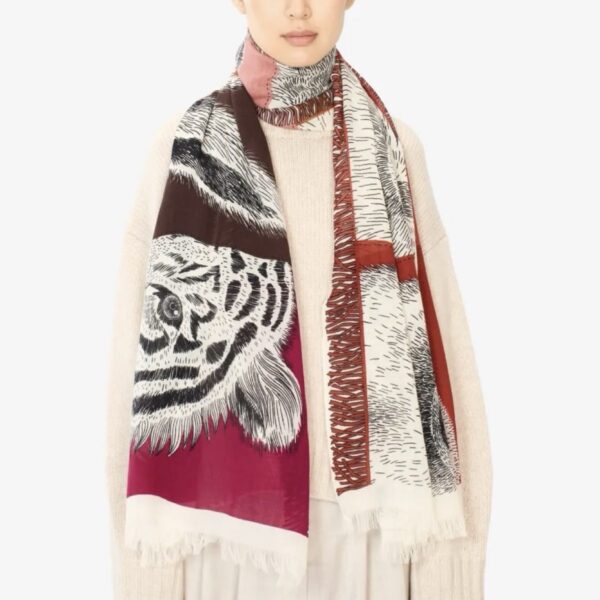 Inouï Éditions : Écharpe 70 Frère rose – Image 2