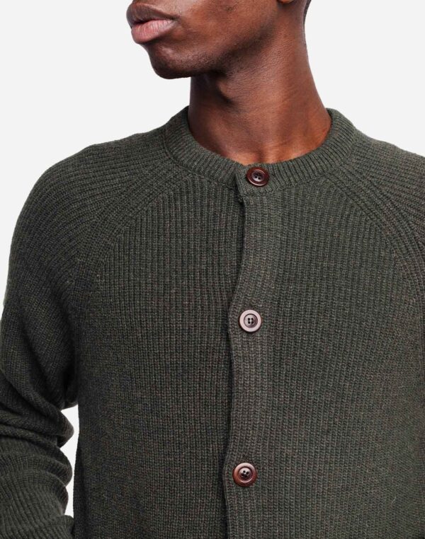 OLOW : Gilet Tricot vert forêt – Image 2