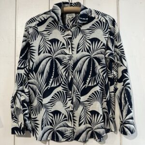 Hartford : Chemise Charlot Crépon Palmiers