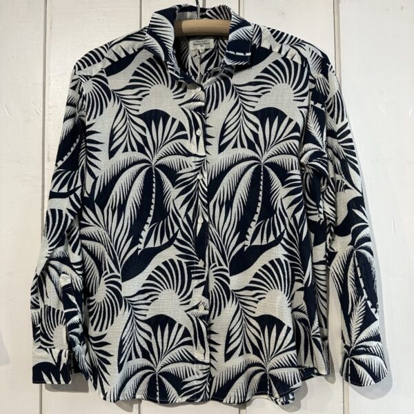 Hartford : Chemise Charlot Crépon Palmiers
