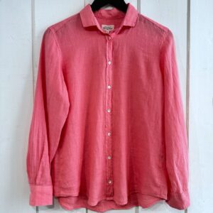 Hartford : Chemise Corazon Lin Hibiscus