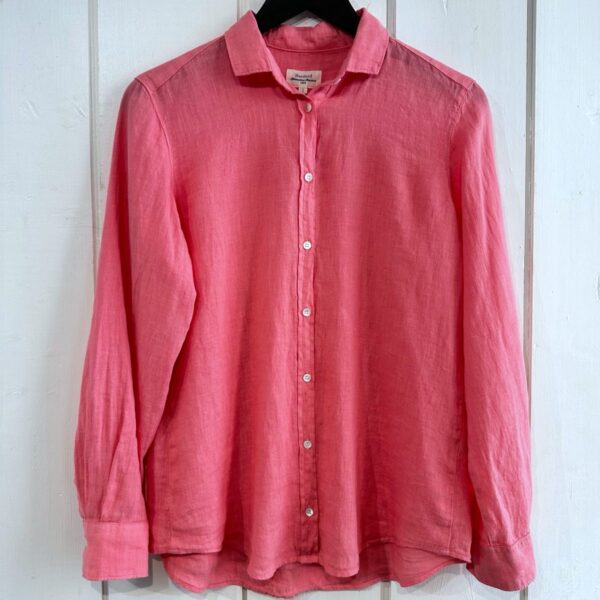 Hartford : Chemise Corazon Lin Hibiscus