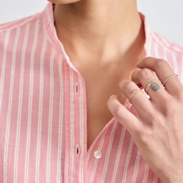 Hartford : Chemise Cristal rayé rose – Image 2